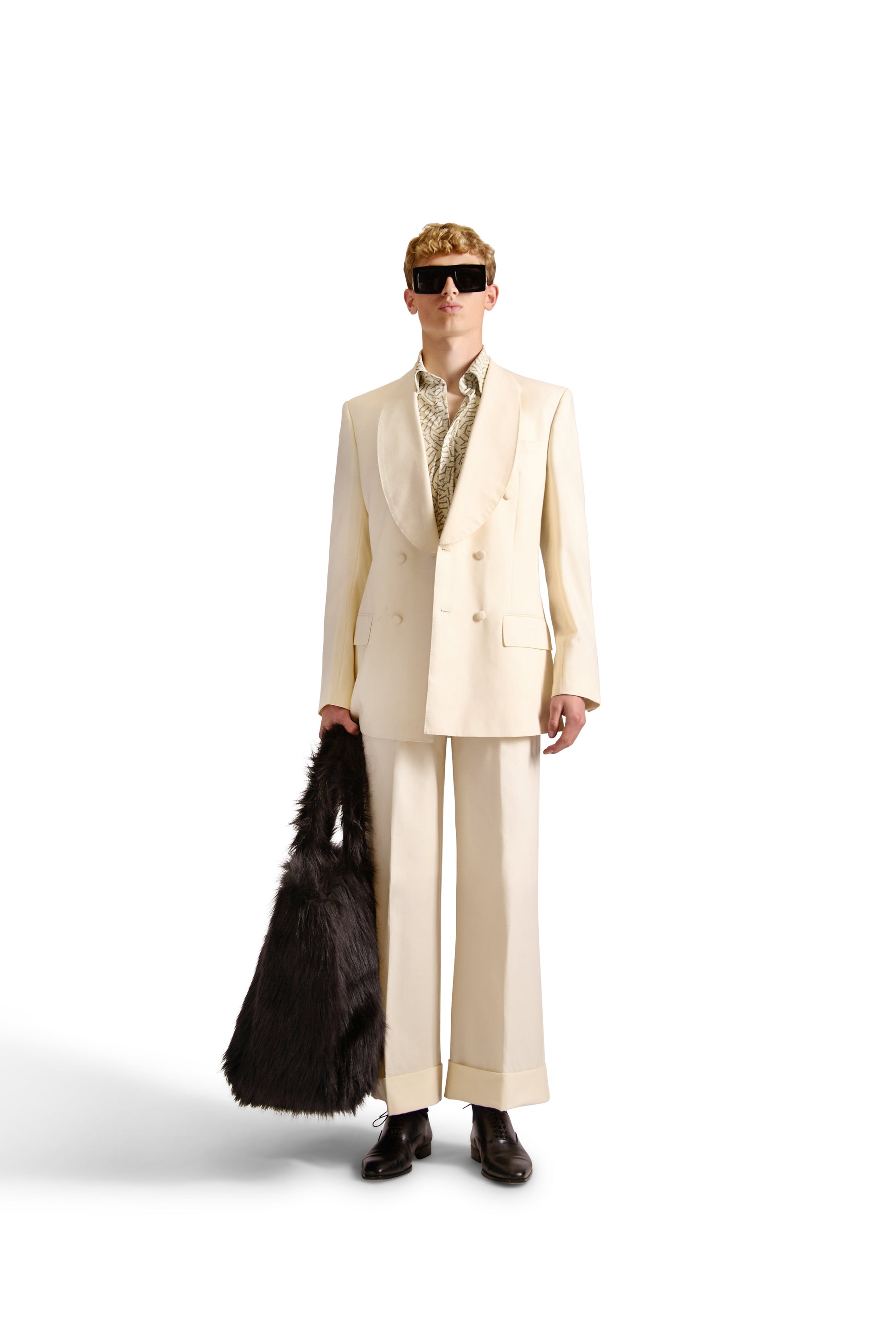 Oversized Faux Fur Shoulder Bag