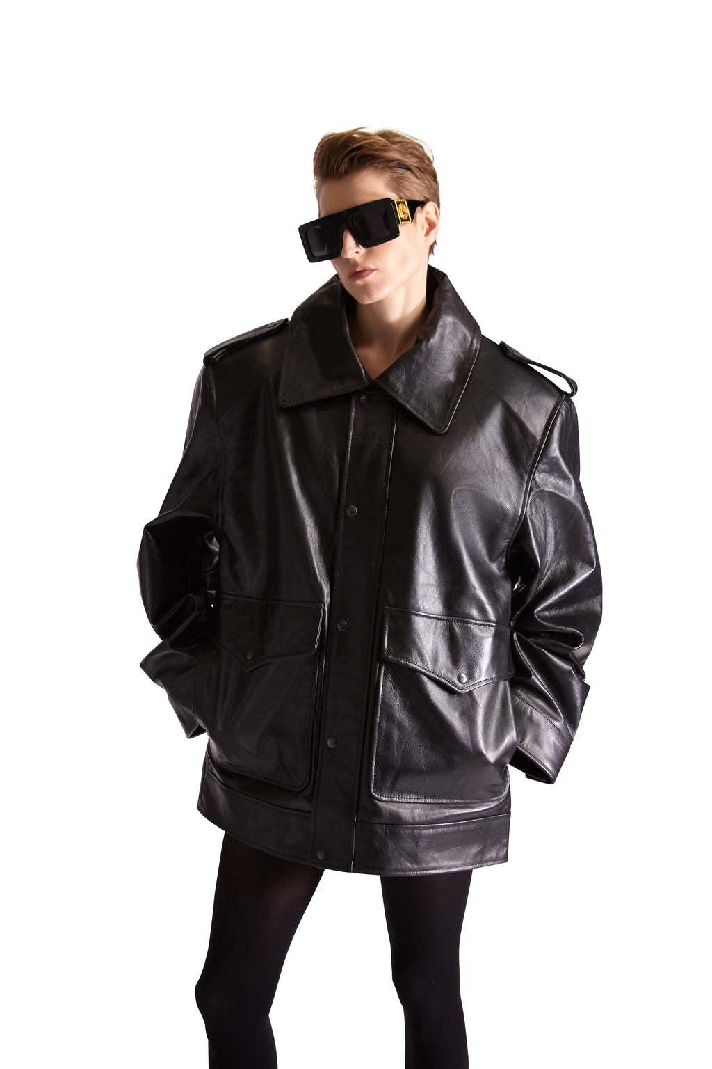 Oversized Leather Tote Bag