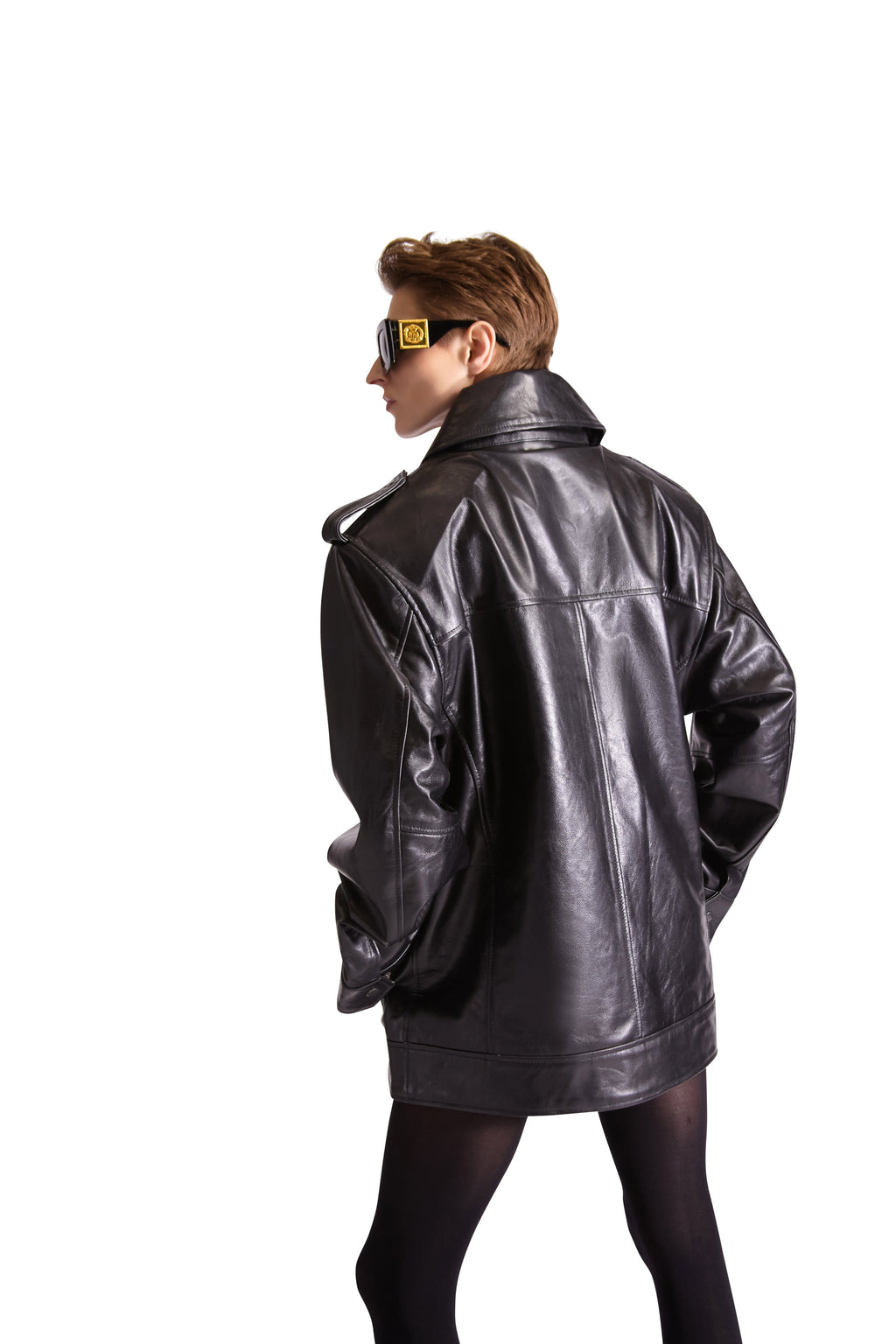 Oversized Leather Tote Bag