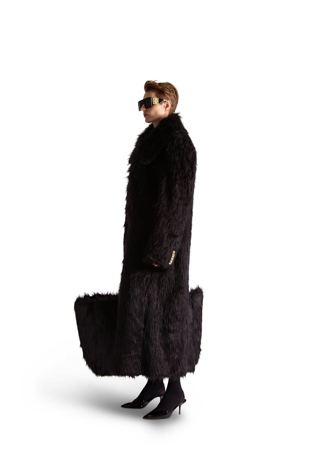 Oversized Faux Fur Shoulder Bag