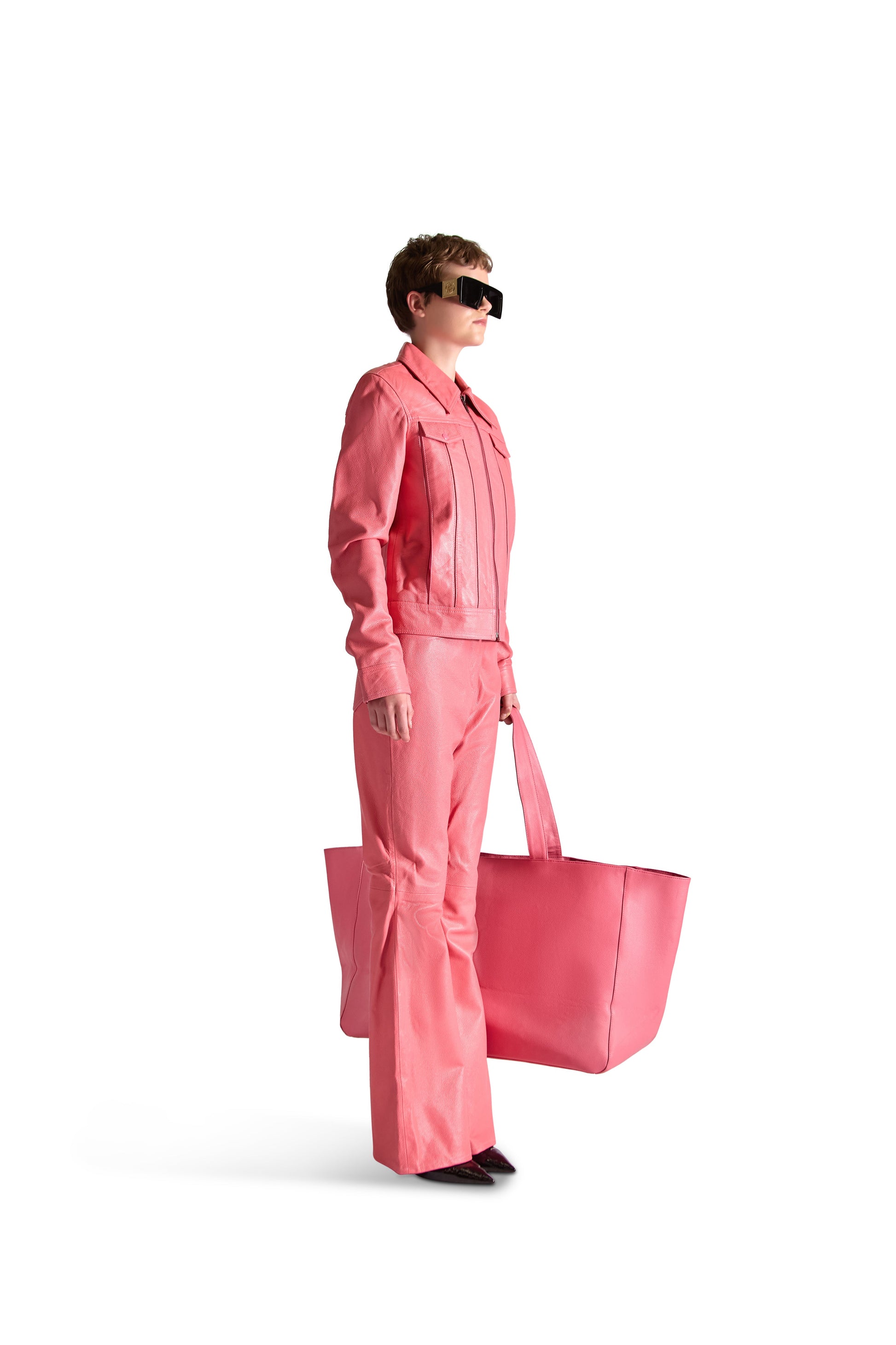 Oversized Leather Tote Bag