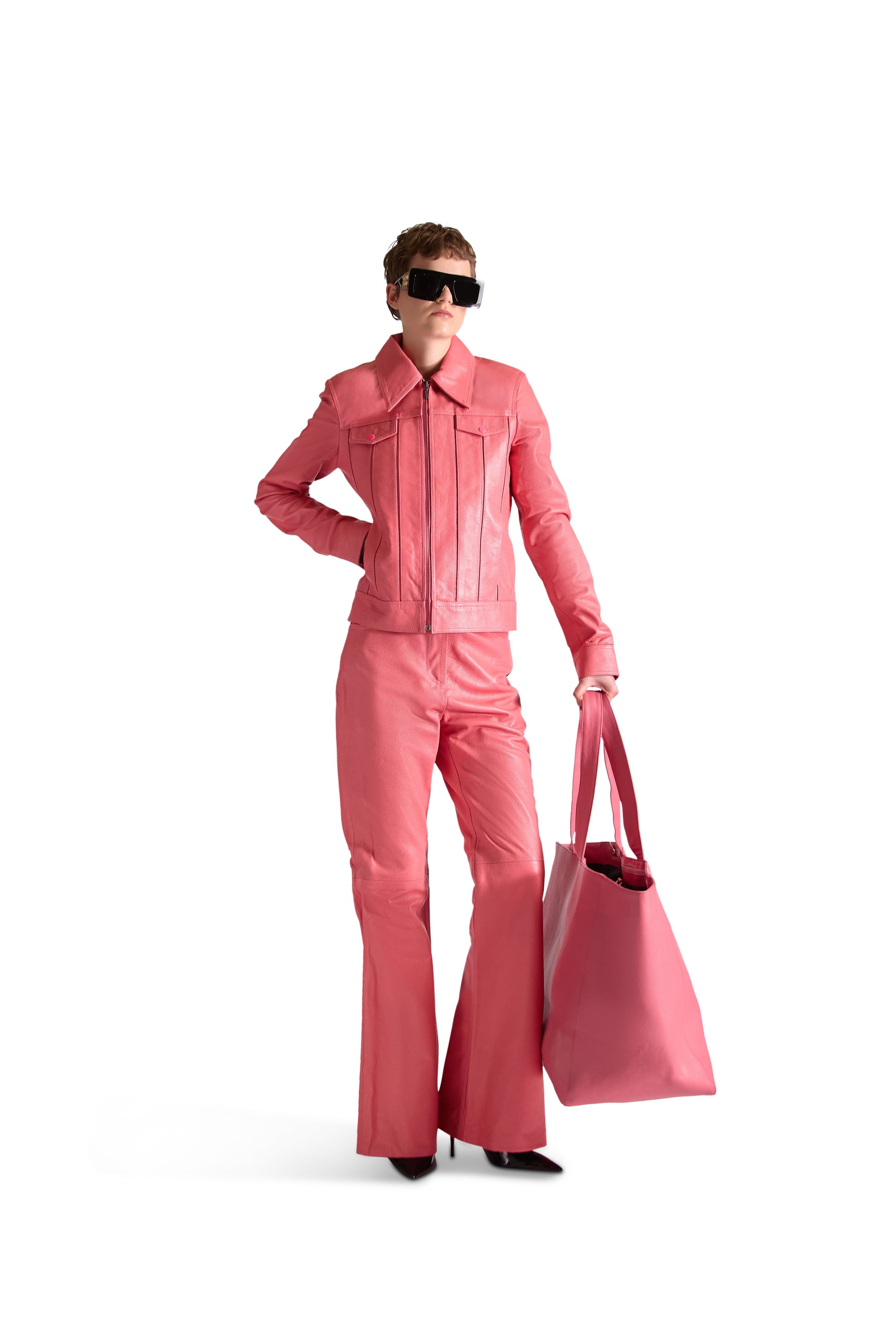 Oversized Leather Tote Bag