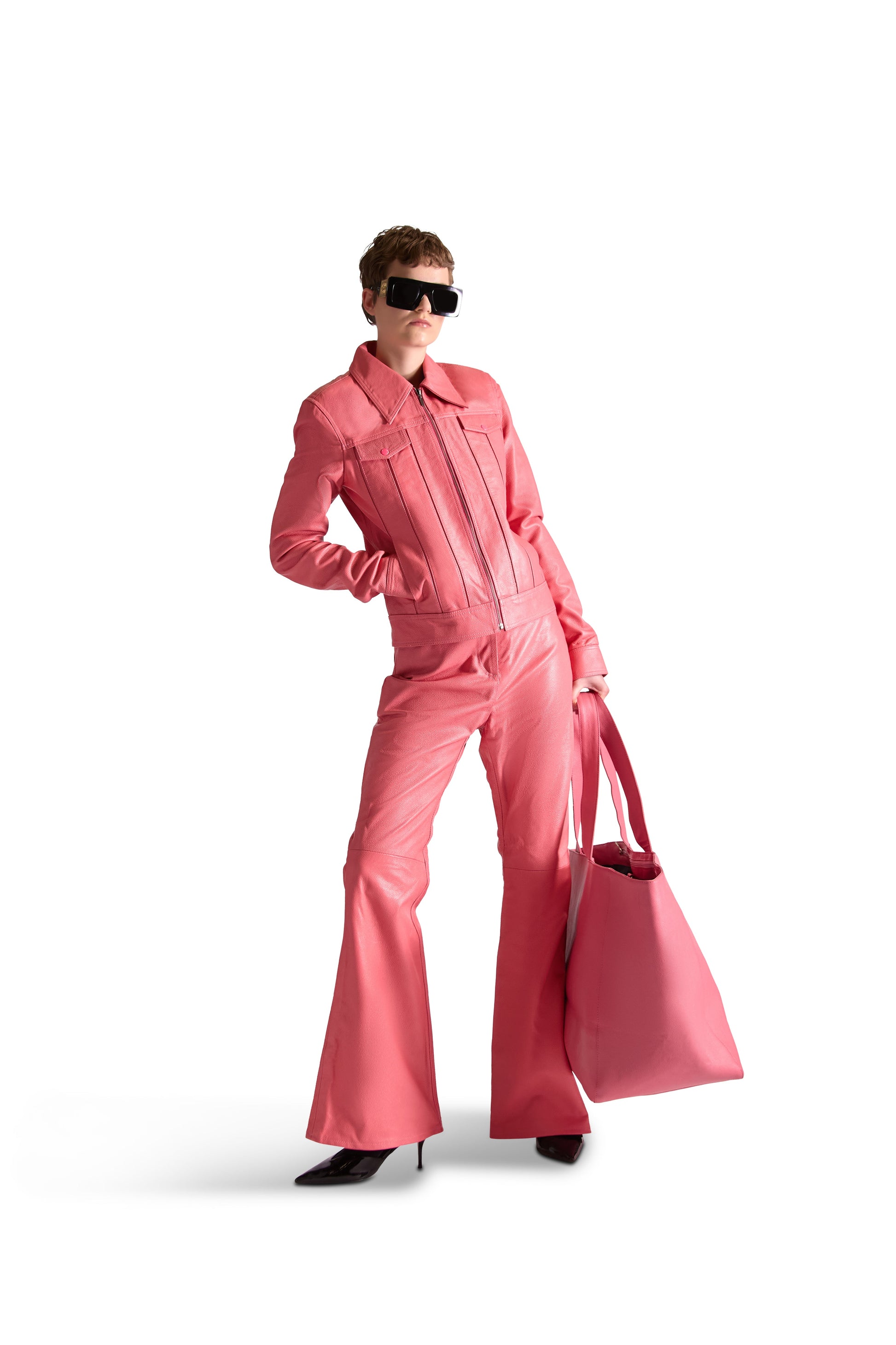 Oversized Leather Tote Bag