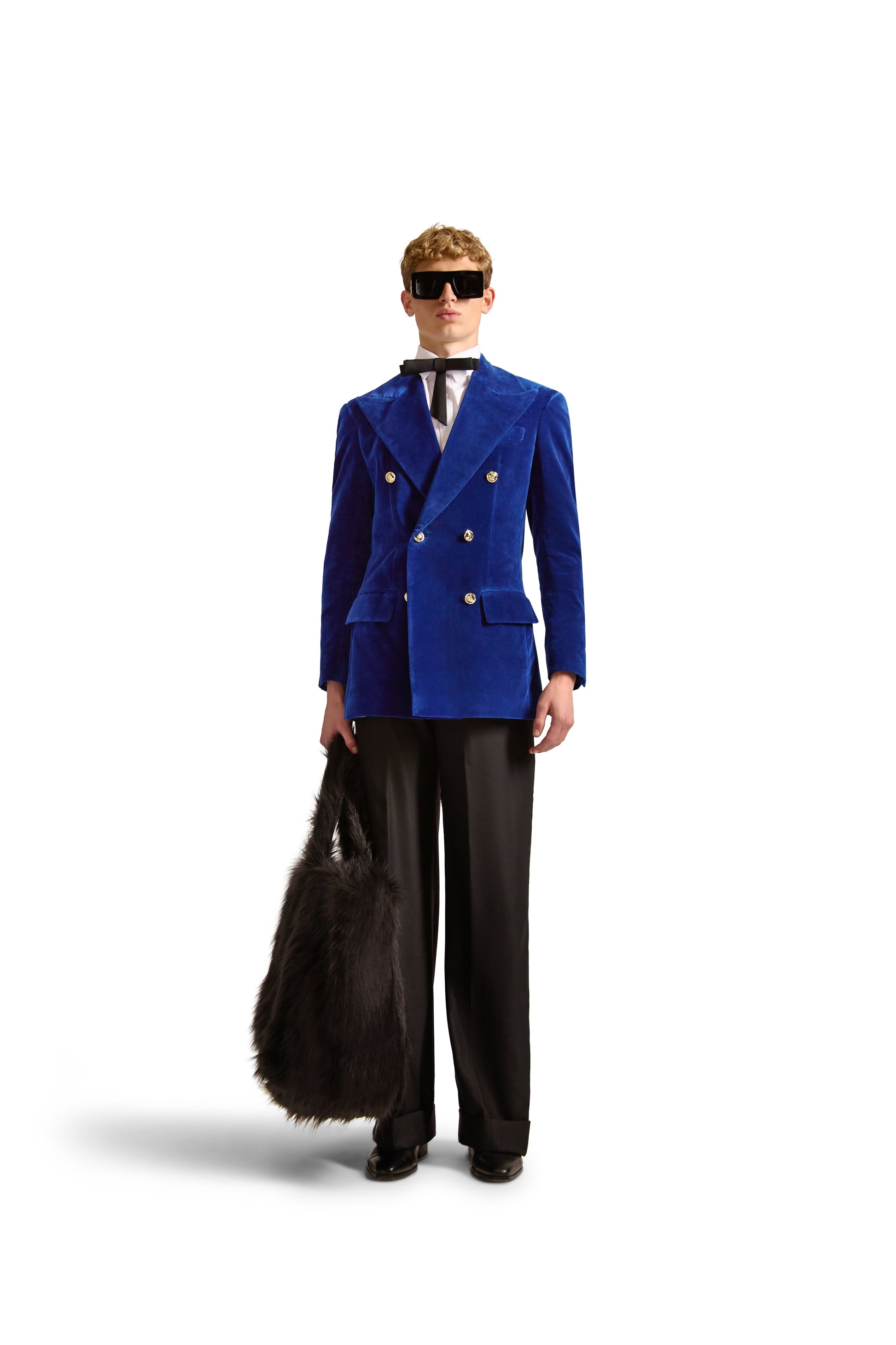 Oversized Faux Fur Shoulder Bag