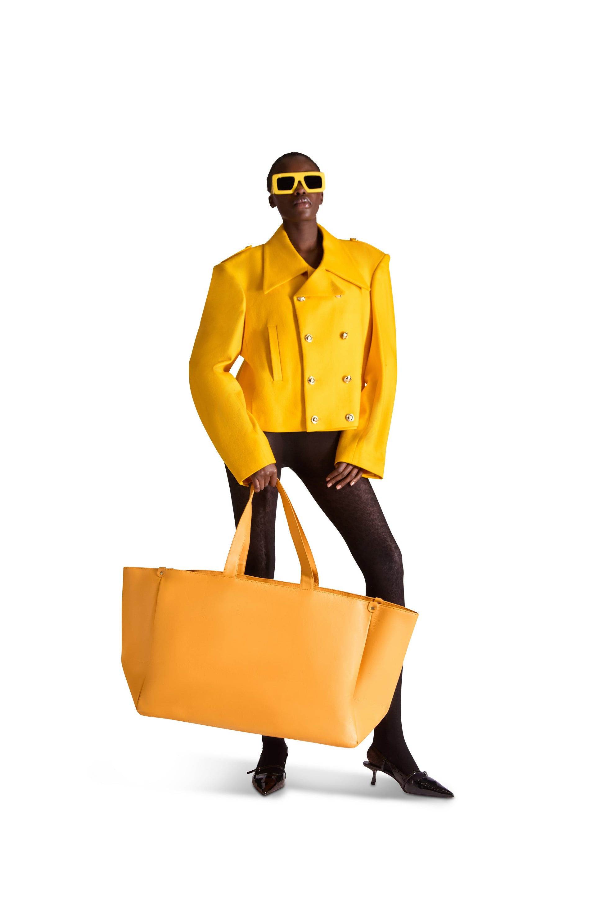 Oversized Leather Tote Bag