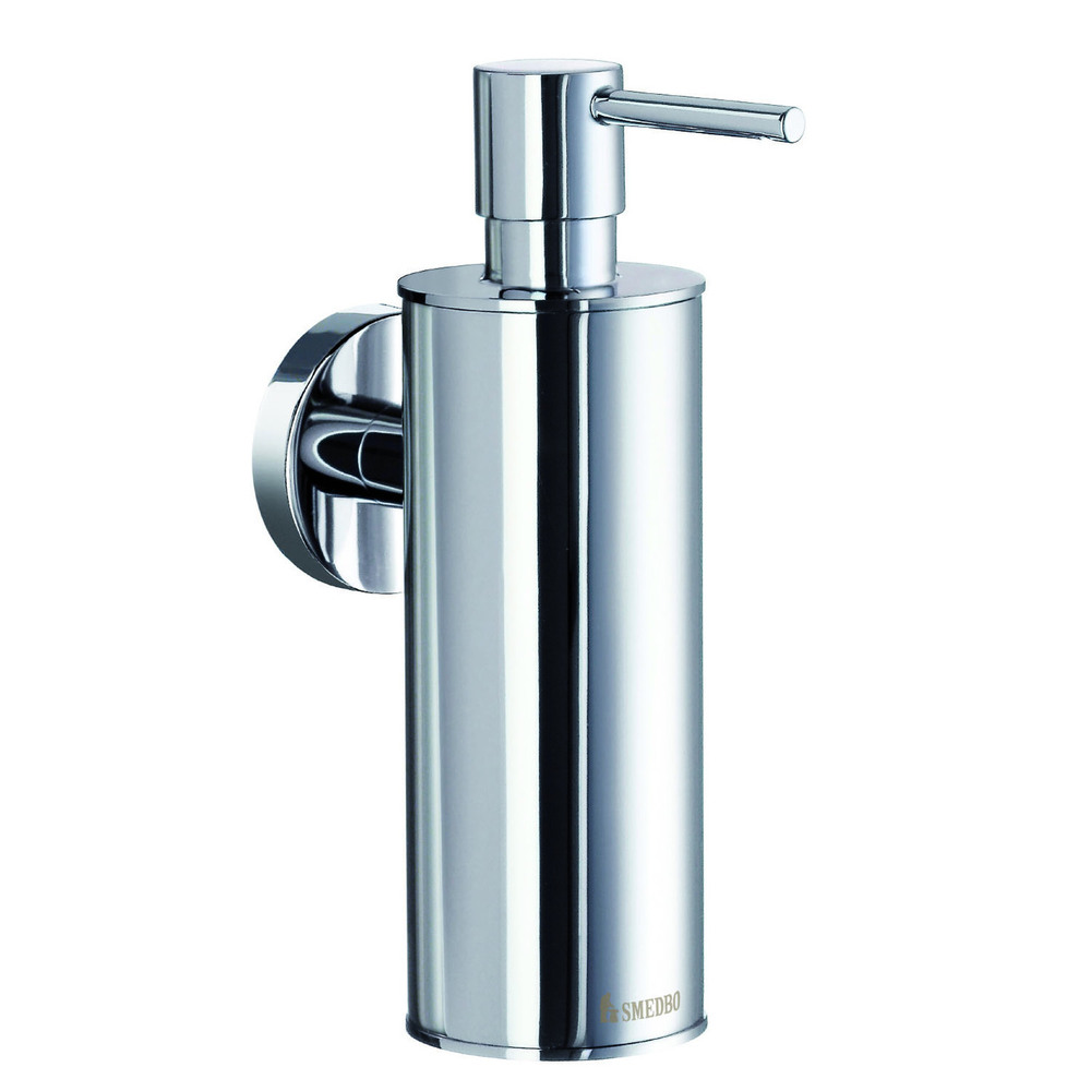 Polished Chrome Wall Soap Dispenser