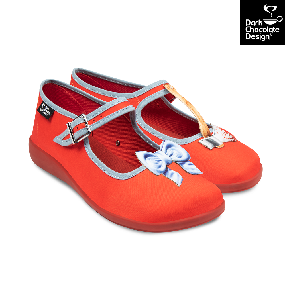 Horror Film Bloody Mary Jane Flats