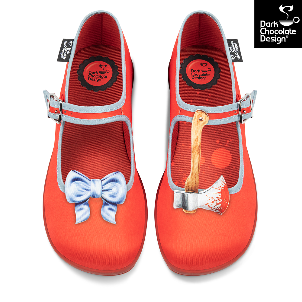 Horror Film Bloody Mary Jane Flats