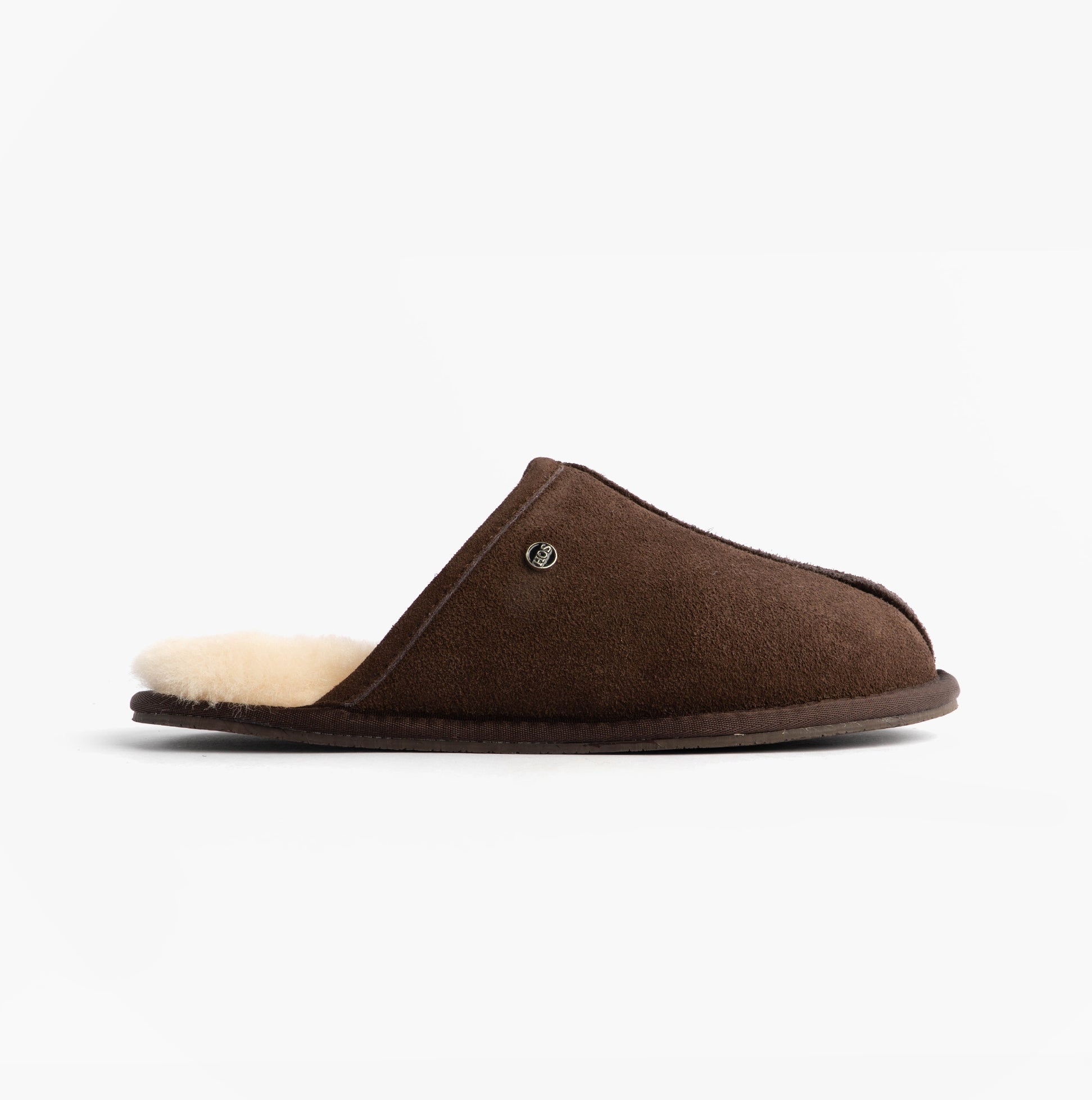 Sheepskin EDWIN Mens Slippers Espresso