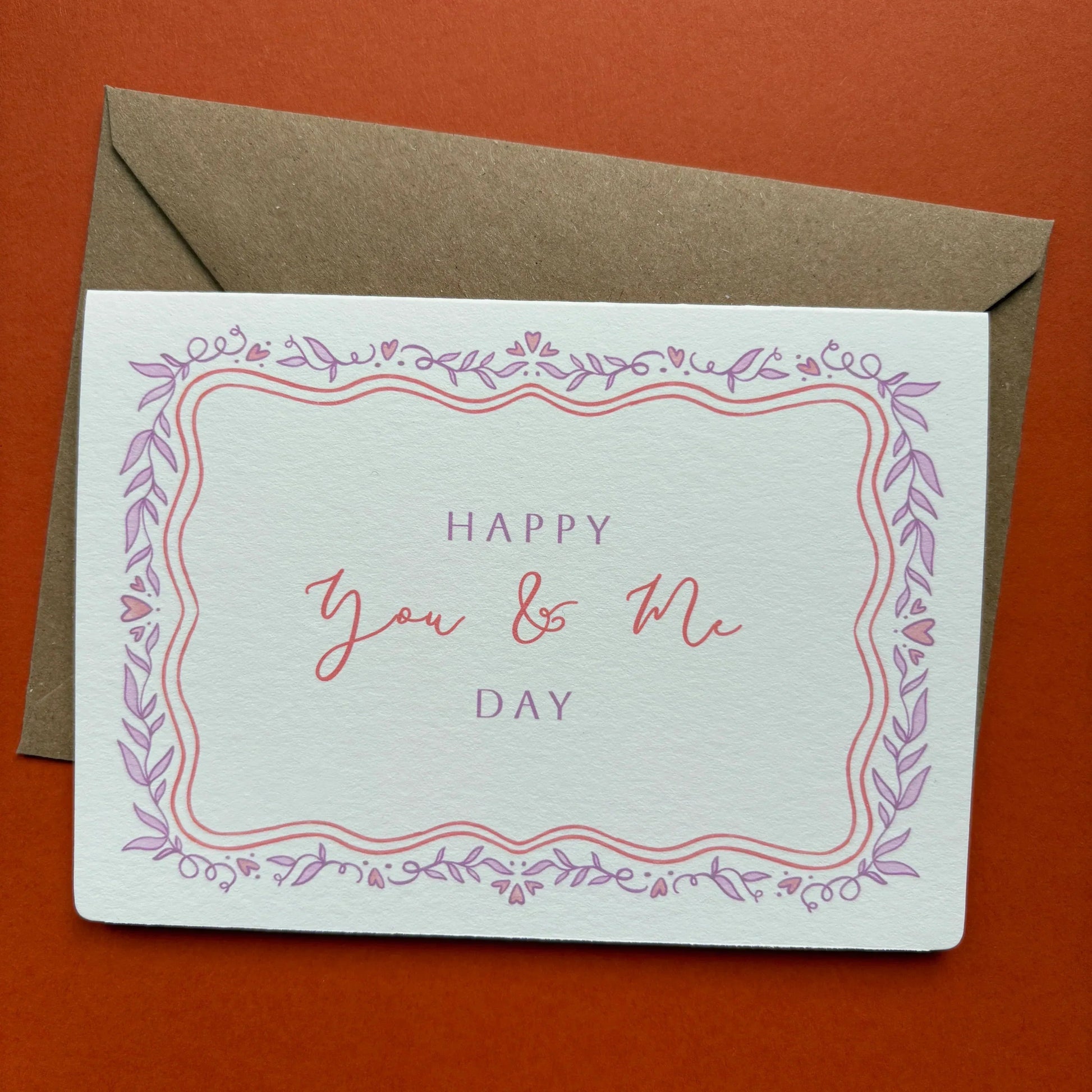 Wedding Anniversary Card Happy You and Me Day