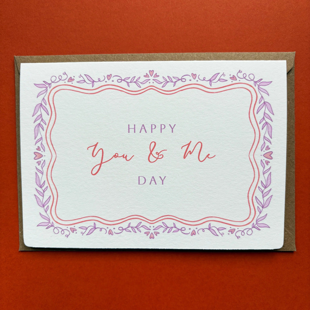 Wedding Anniversary Card Happy You and Me Day