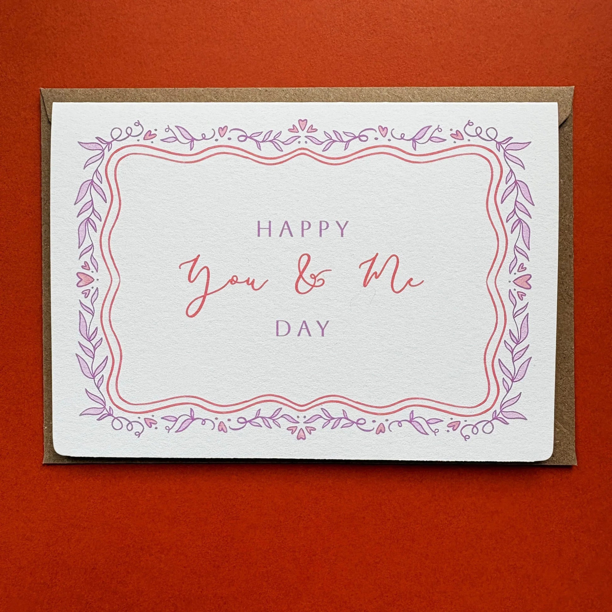 Wedding Anniversary Card Happy You and Me Day