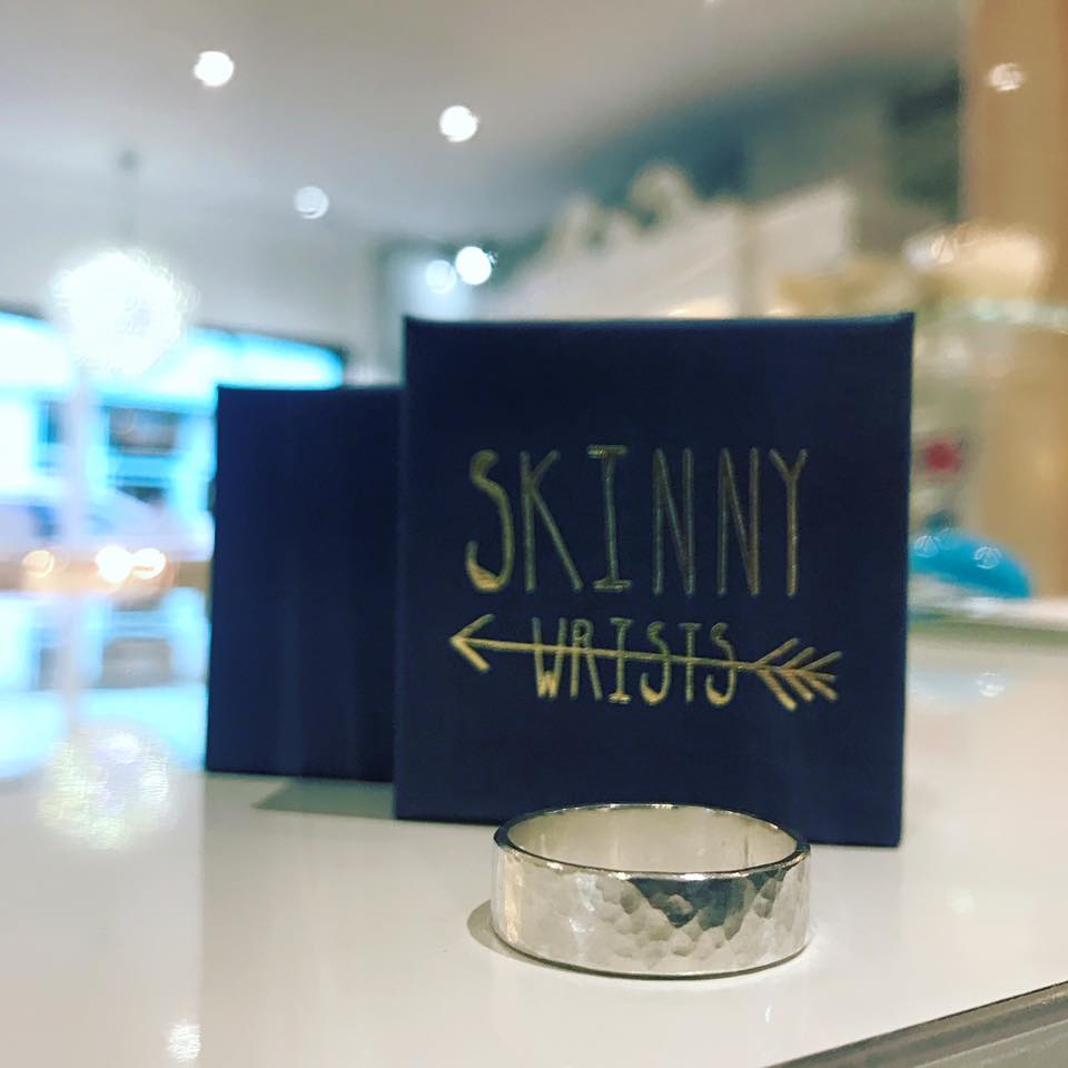 Hammered Chunky Silver Ring Unisex