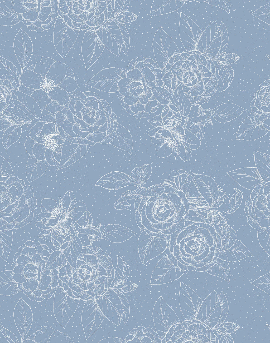 Hana Hand Drawn Floral Wallpaper