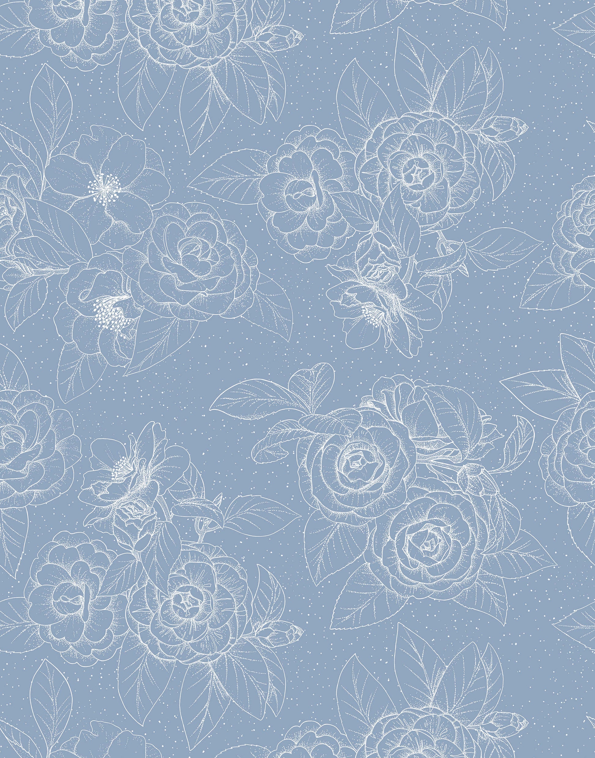 Hana Hand Drawn Floral Wallpaper
