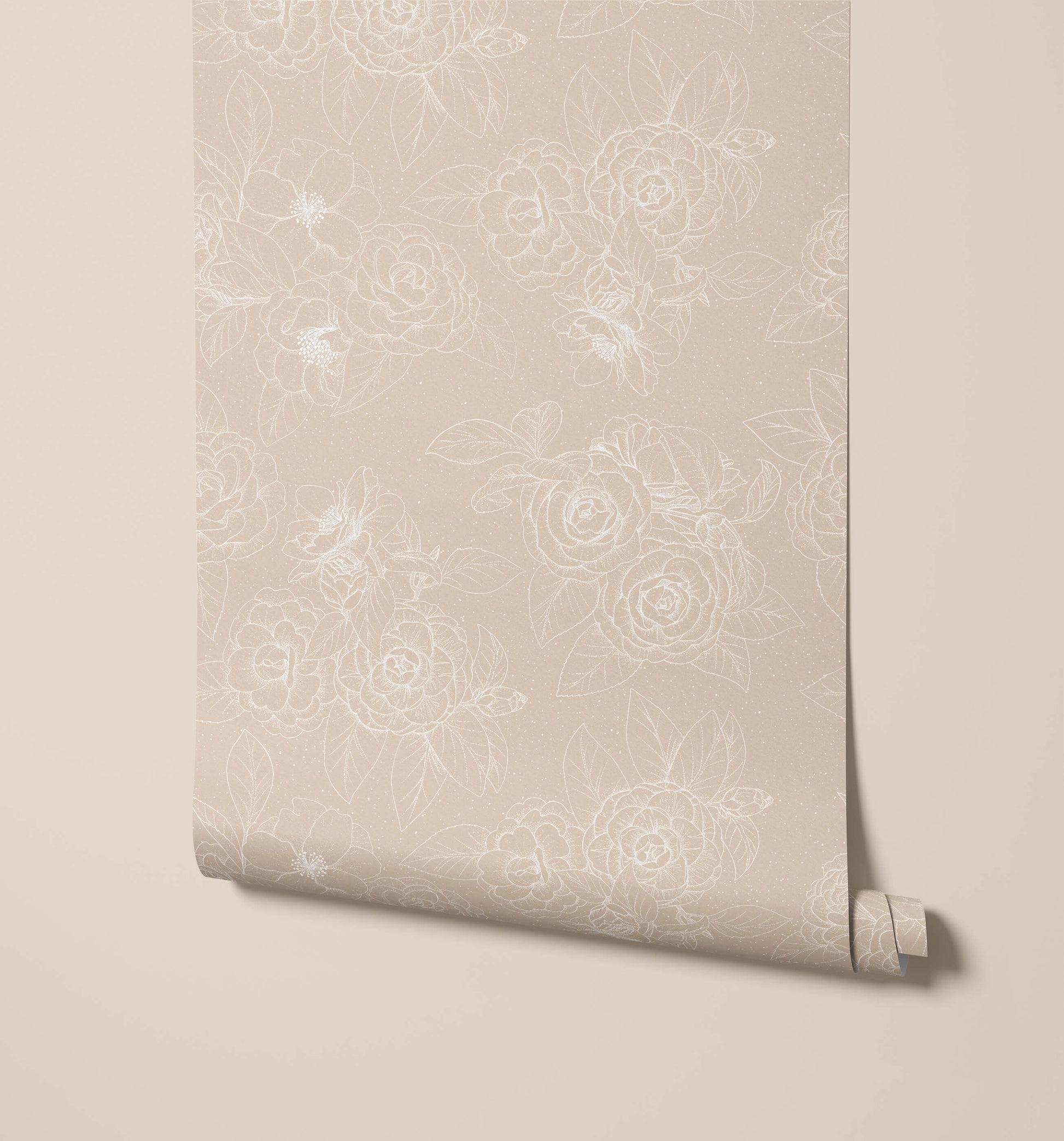 Hana Hand Drawn Floral Wallpaper