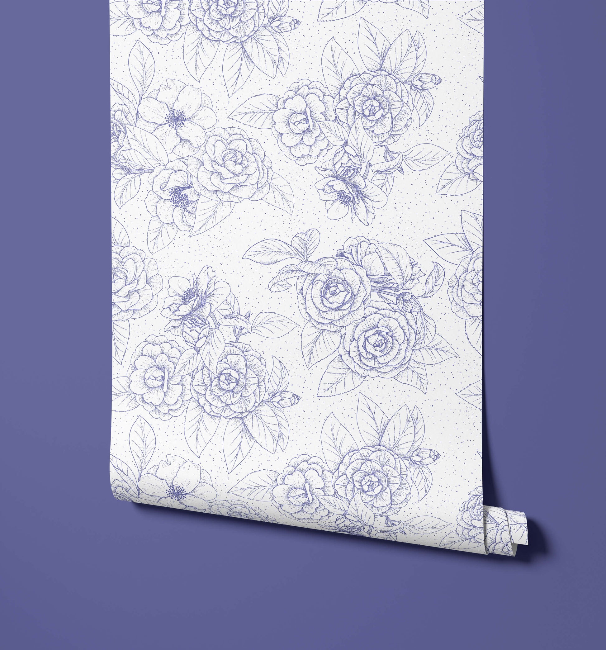 Hana Hand Drawn Floral Wallpaper