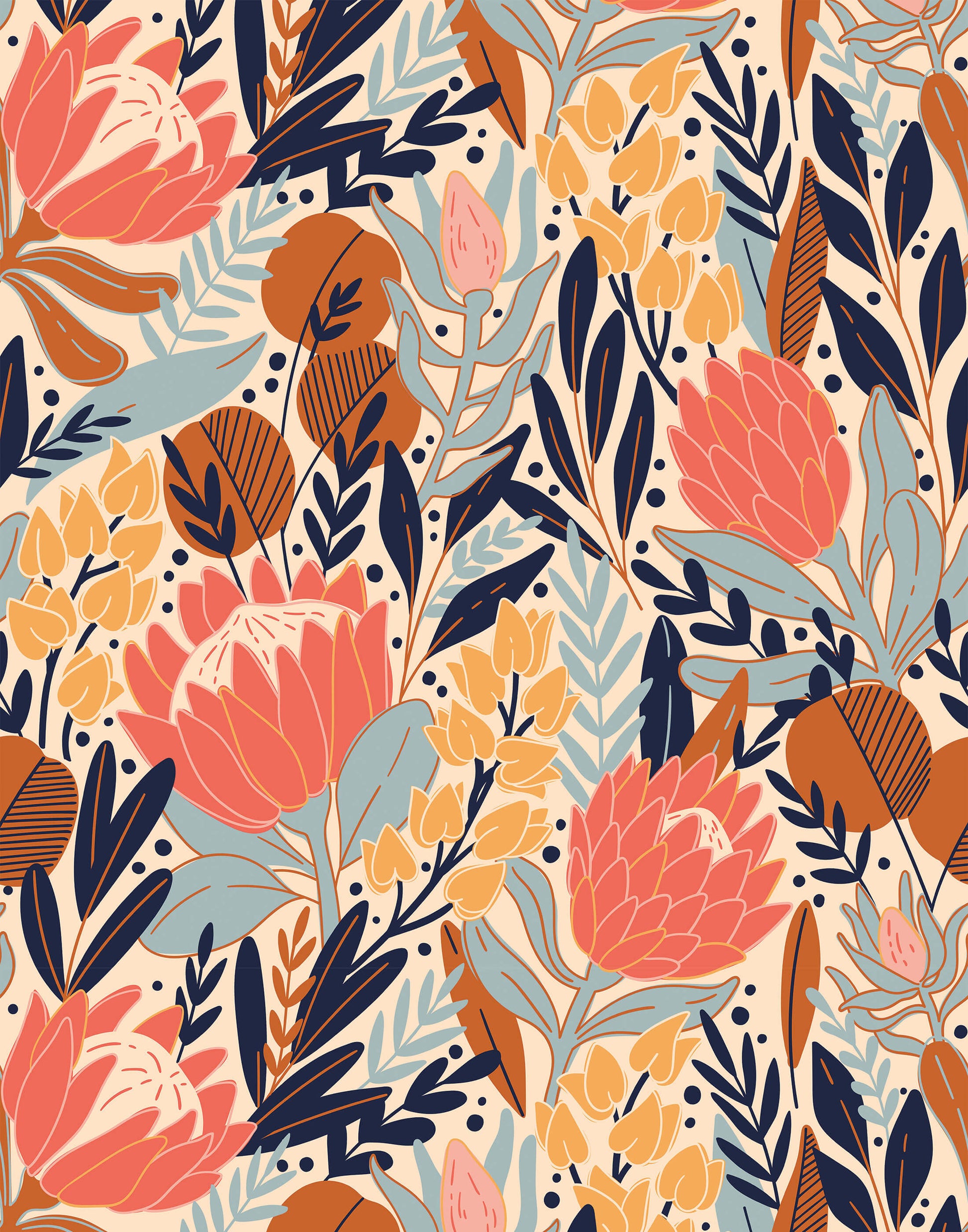 Protea Wildflower Wallpaper