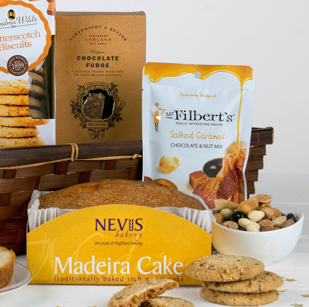 Birthday Gift Hamper with Chocolates and Cake