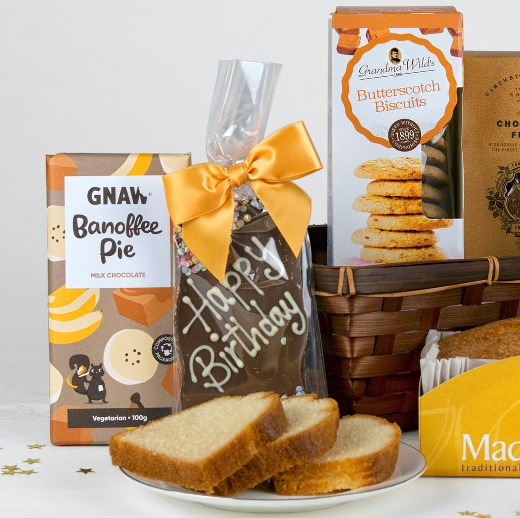 Birthday Gift Hamper with Chocolates and Cake