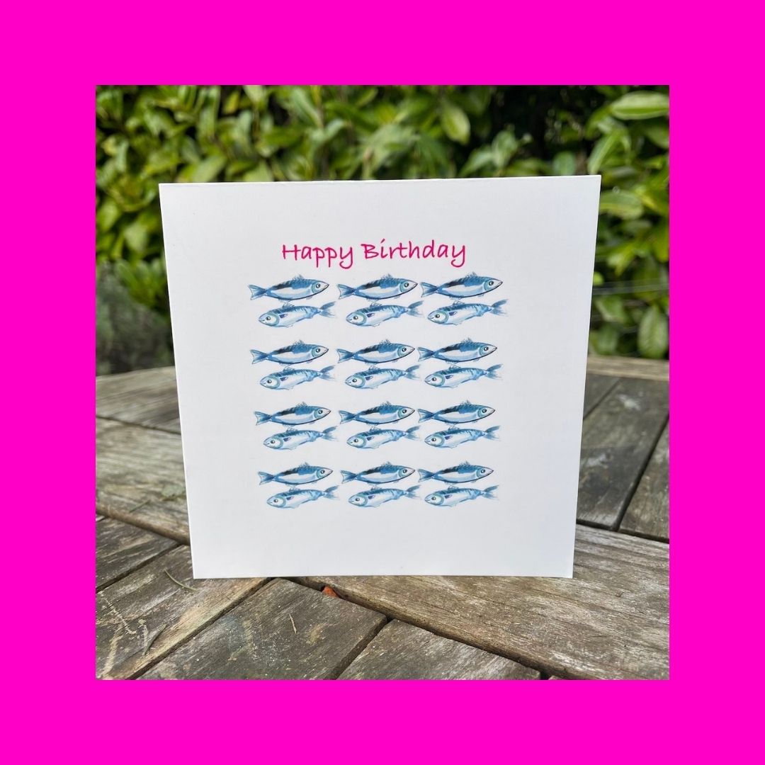 Quirky Fish Happy Birthday Cards