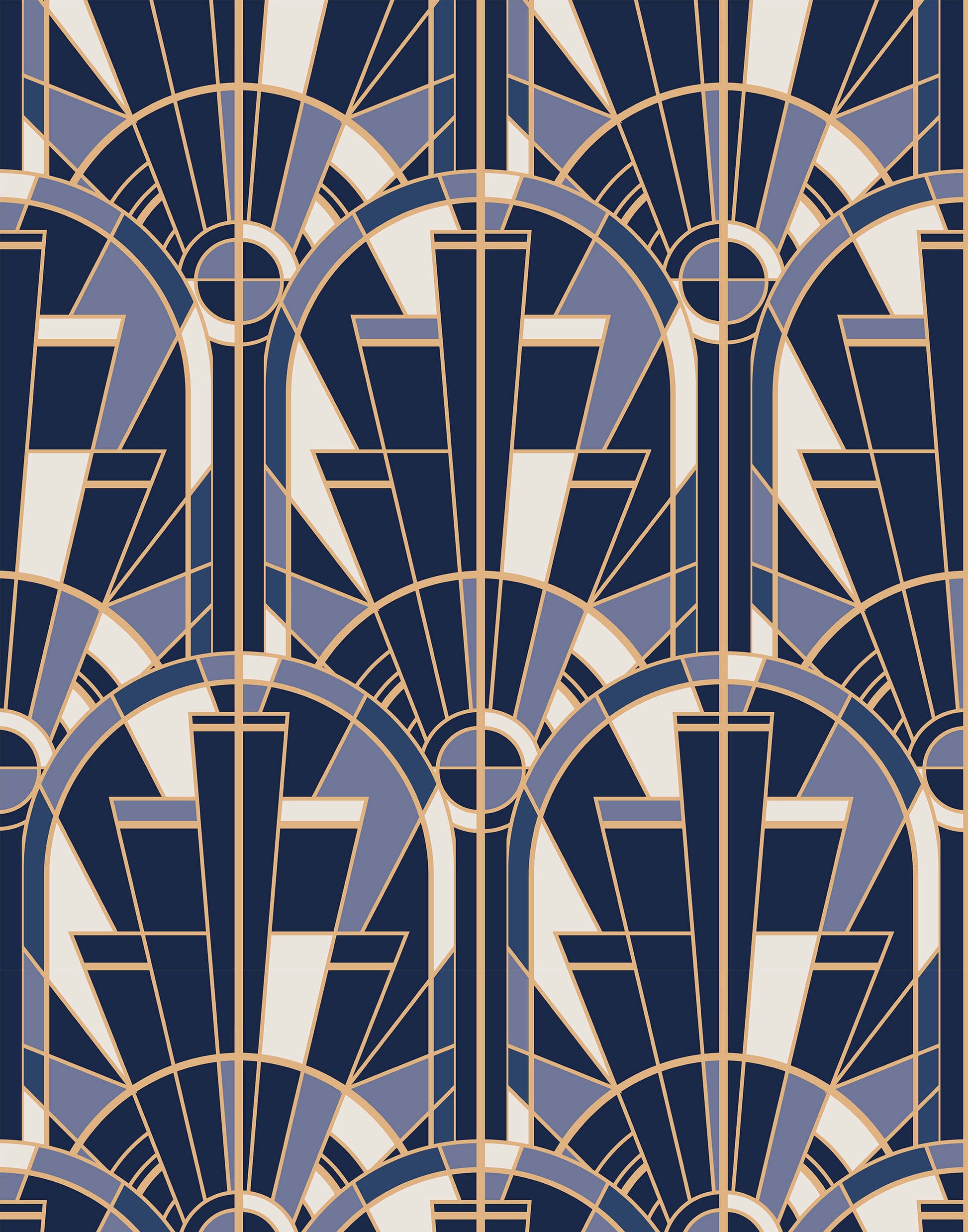 Harmon Art Deco Wallpaper