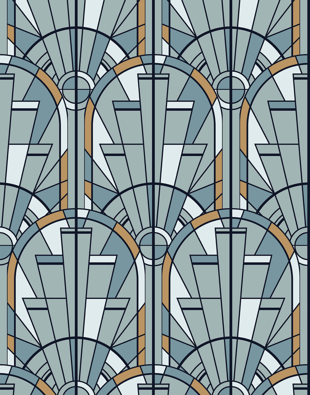 Harmon Art Deco Wallpaper