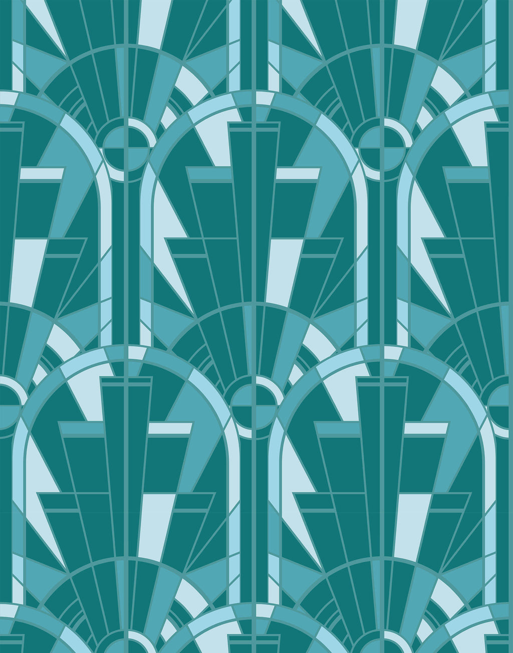 Harmon Art Deco Wallpaper