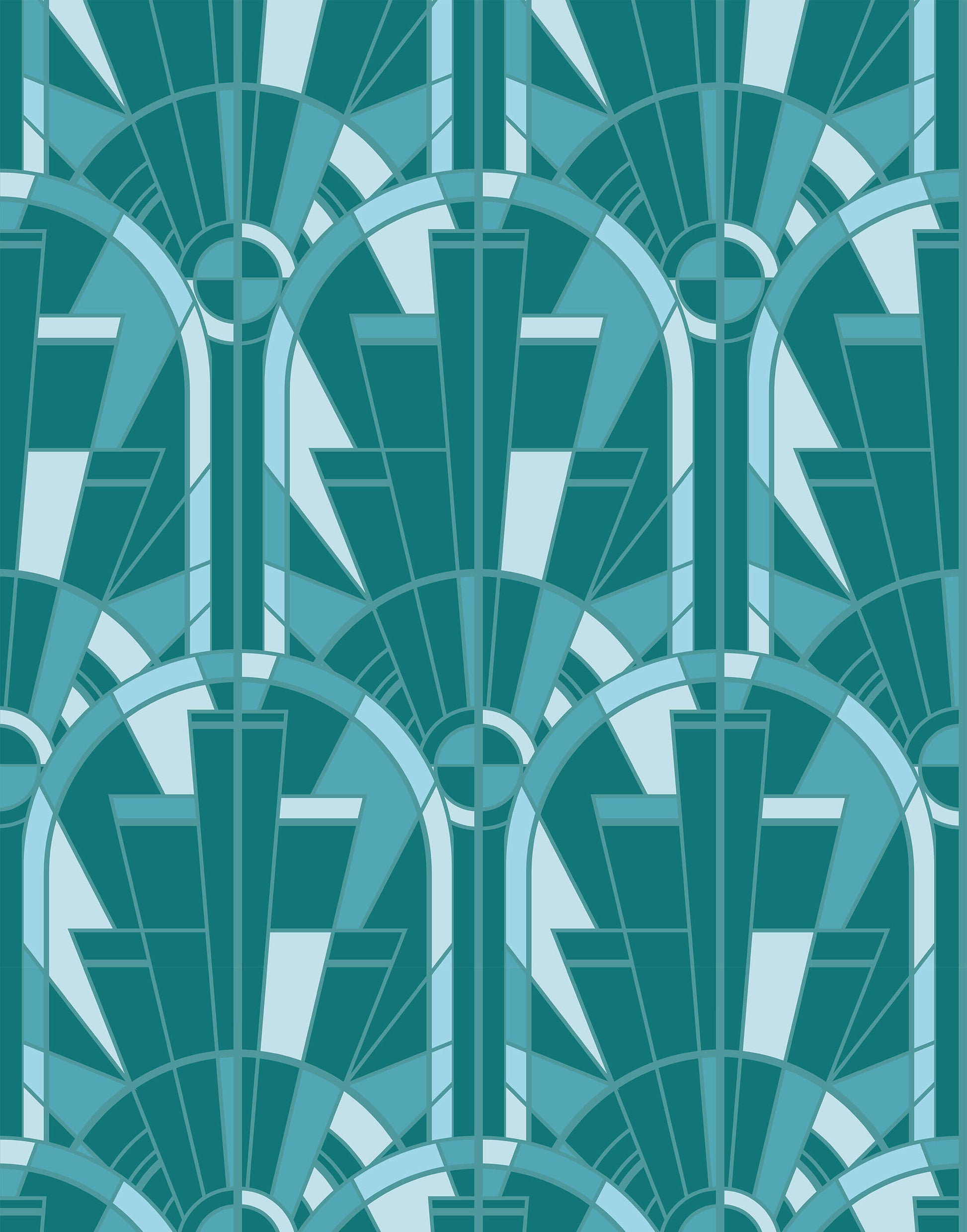 Harmon Art Deco Wallpaper