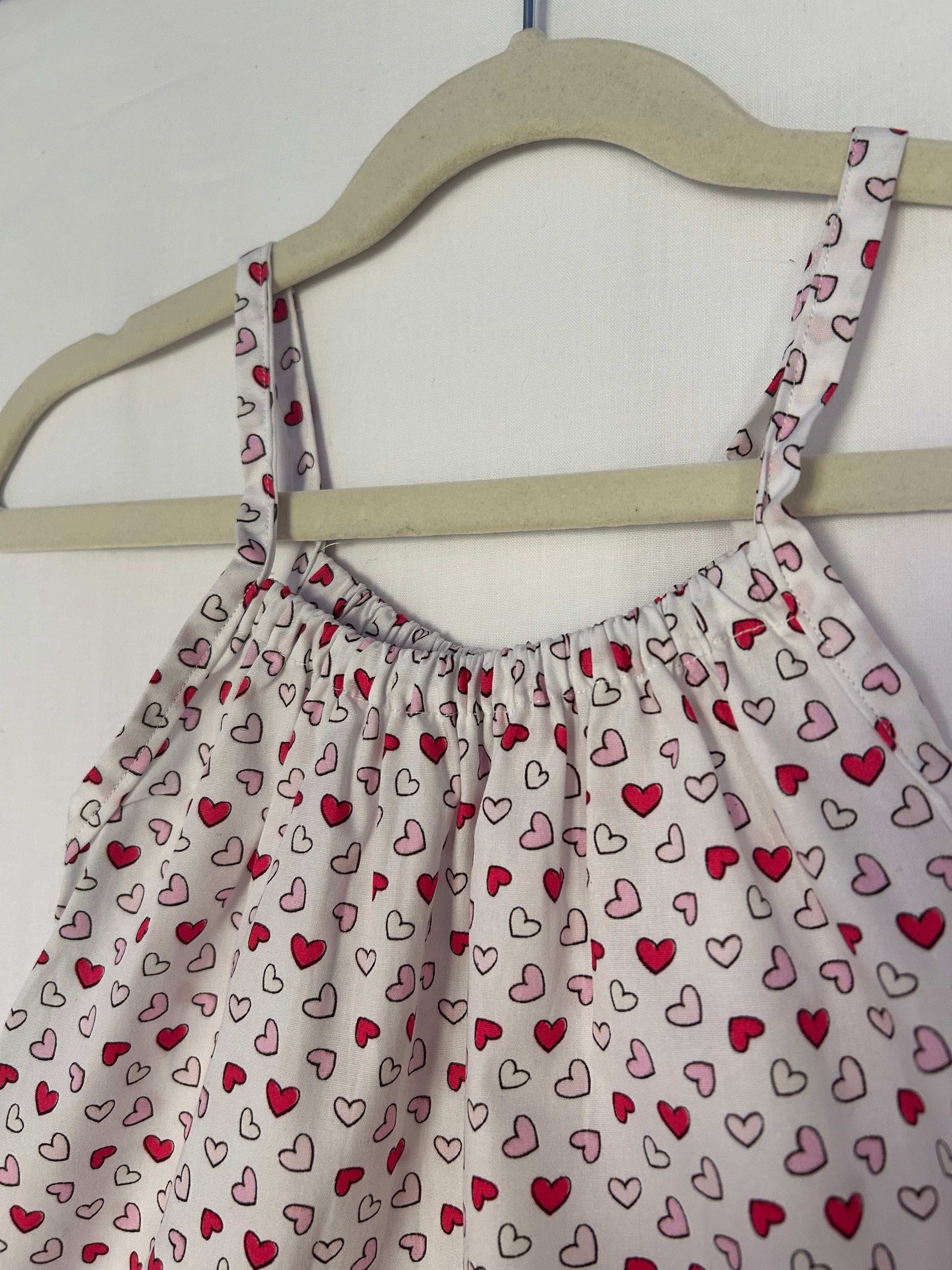 Hearts Cotton Romper for Kids