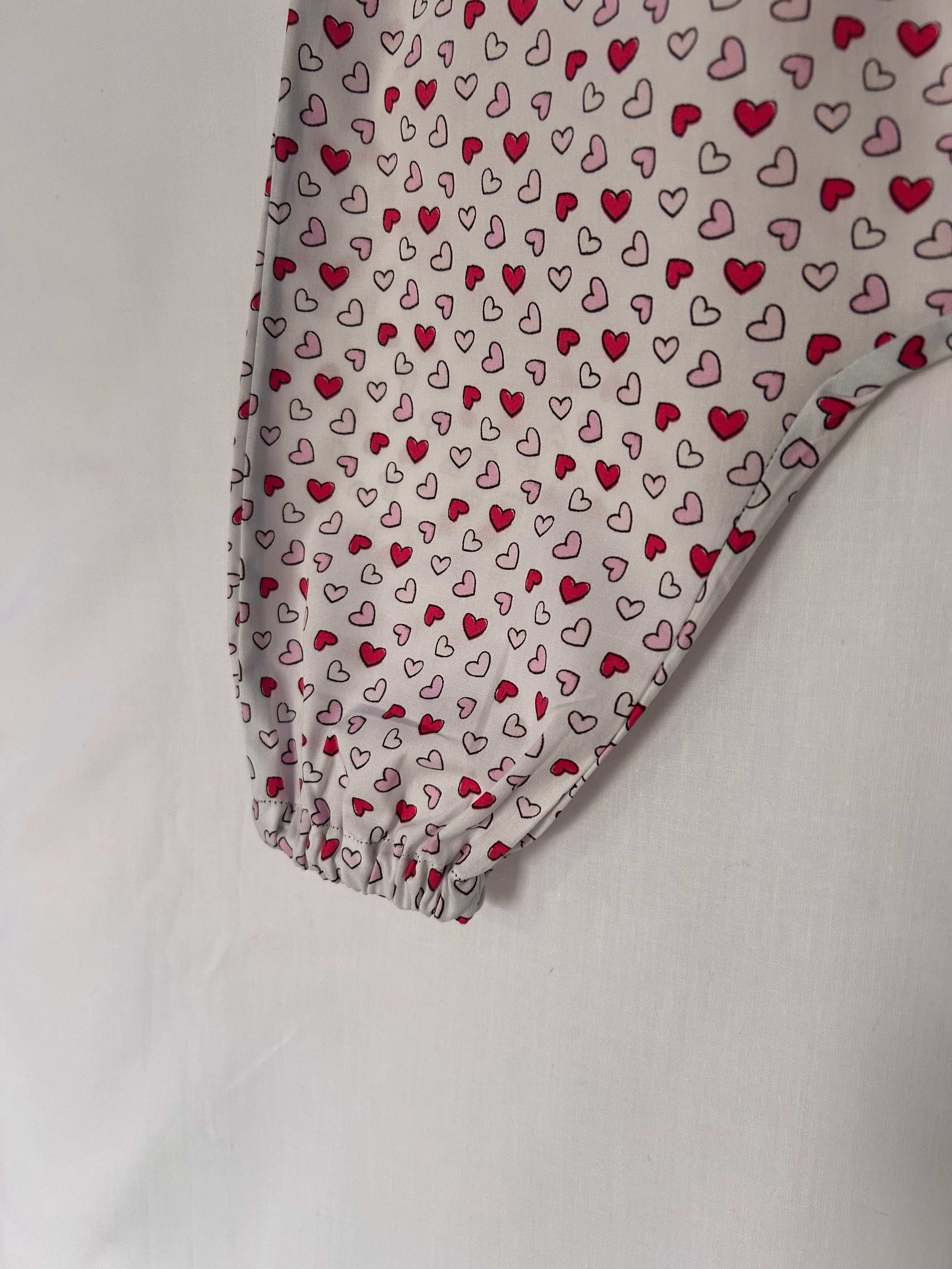 Hearts Cotton Romper for Kids