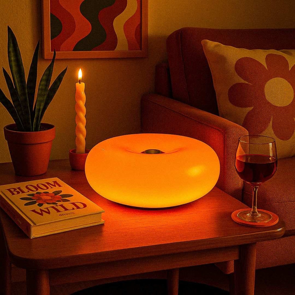 The Donut Ambient Orange Lamp