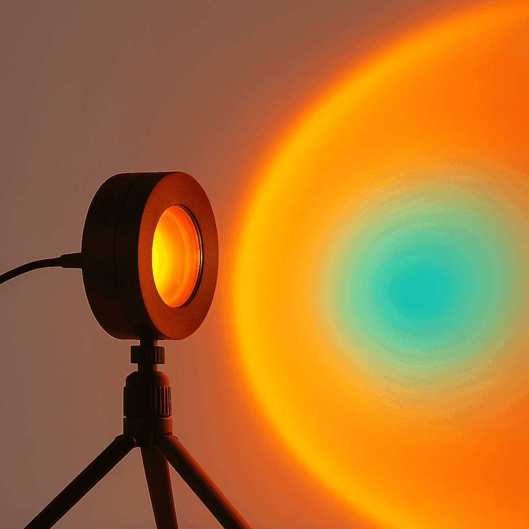 Sunset Glow Projection Lamp with Tripod