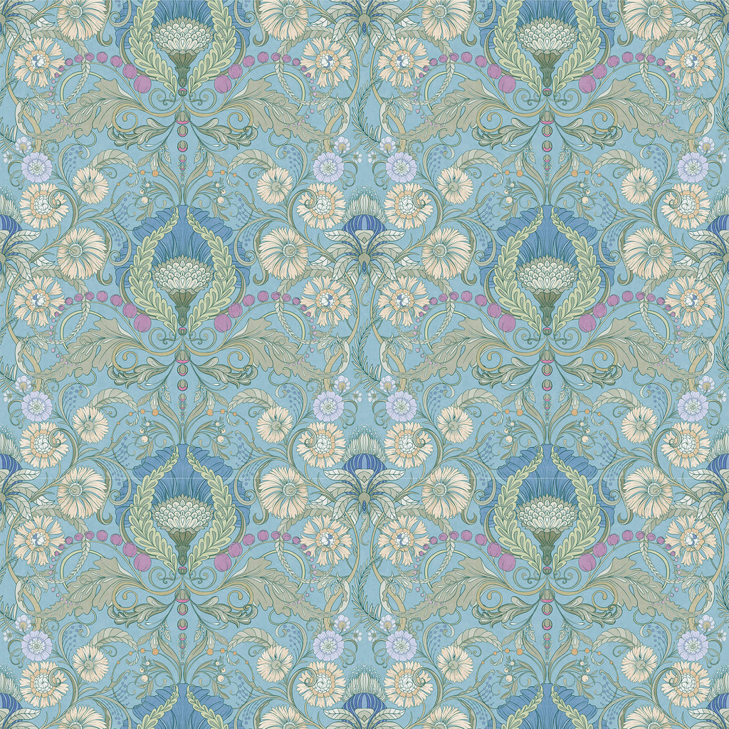 Art Nouveau Floral Wallpaper