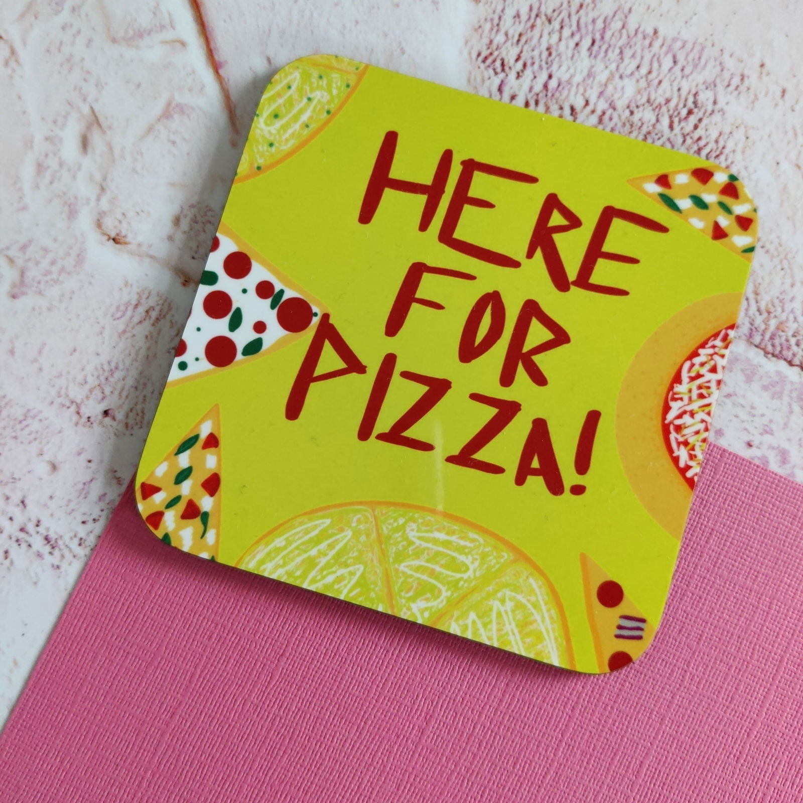 Pizza Square Coaster