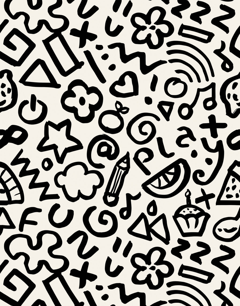 Hip Doodle Wall Art for Kids