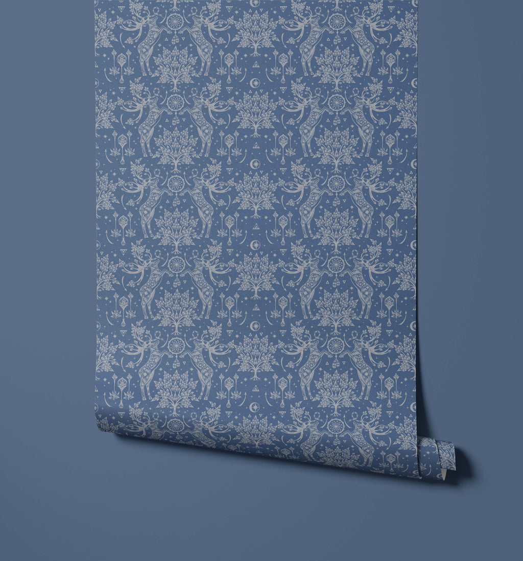 Scandi Deer Wallpaper