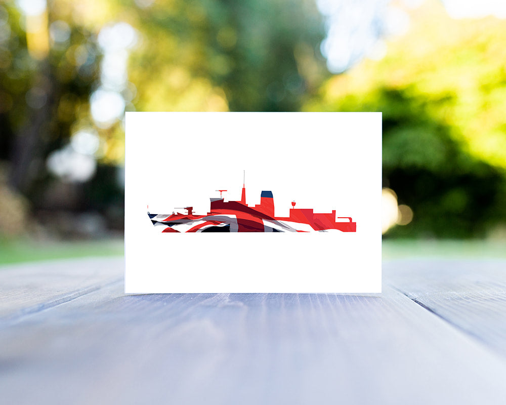 Union Flag Hunt Class Greeting Card