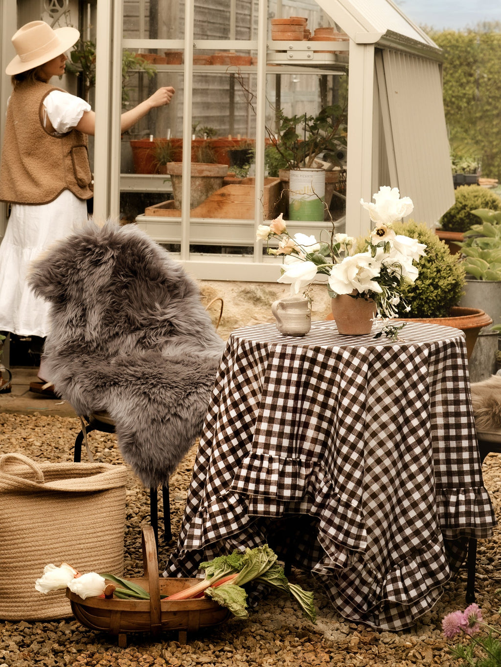 Sheepskin Rug Vole Natural Wool Throw