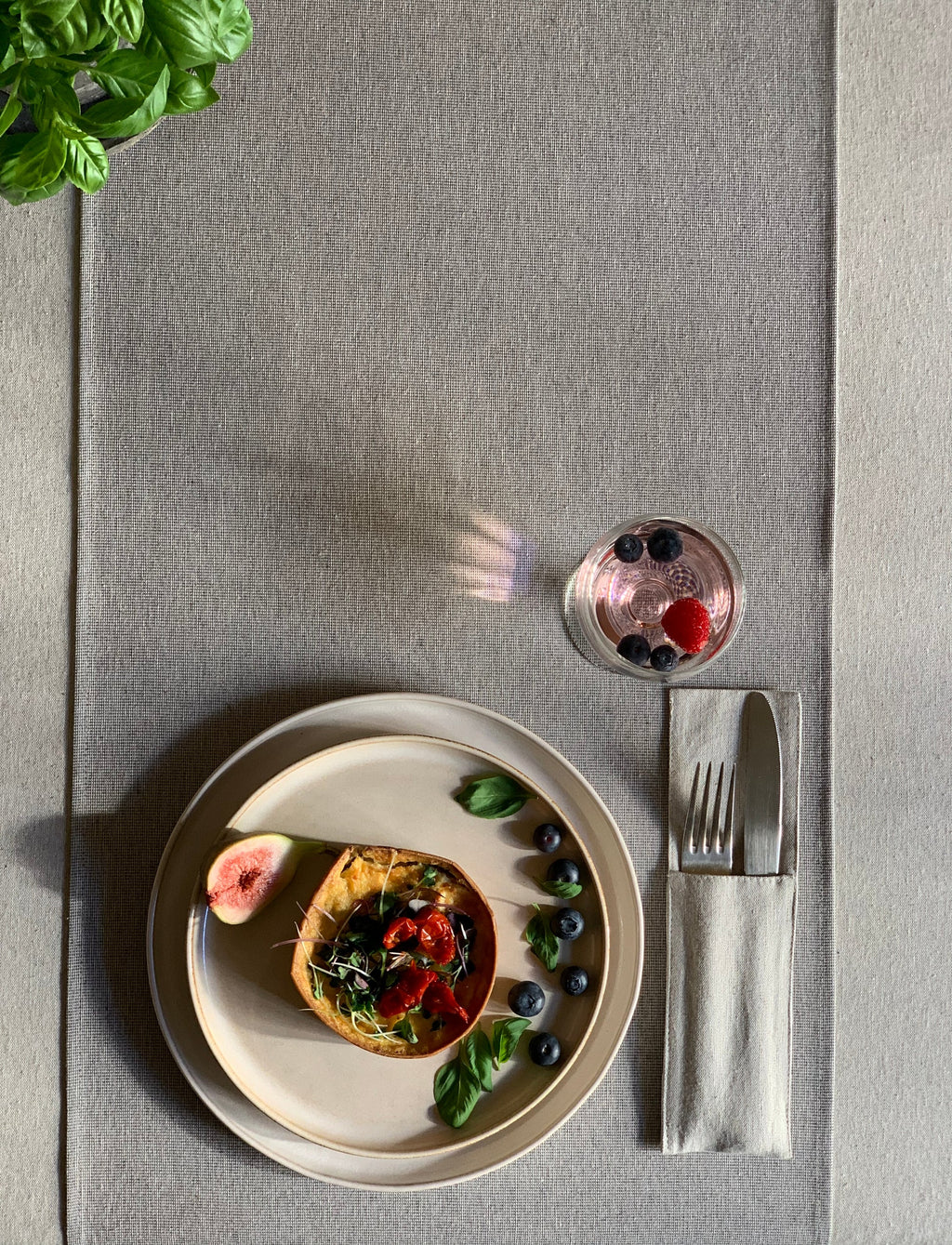 Nord 2 Recycled Fabric Table Runner – Elegant & Sustainable by Hortensias Home at www.brixbailey.com