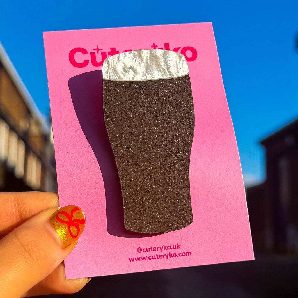 Pint of Stout Hair Clip