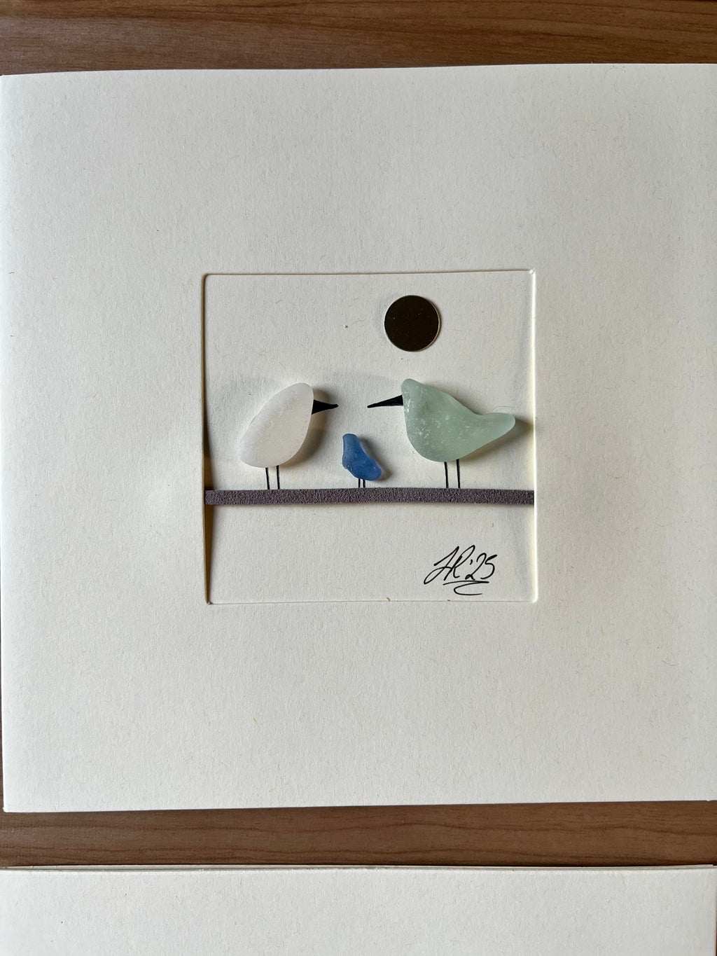 Little Bird Family Blank Card