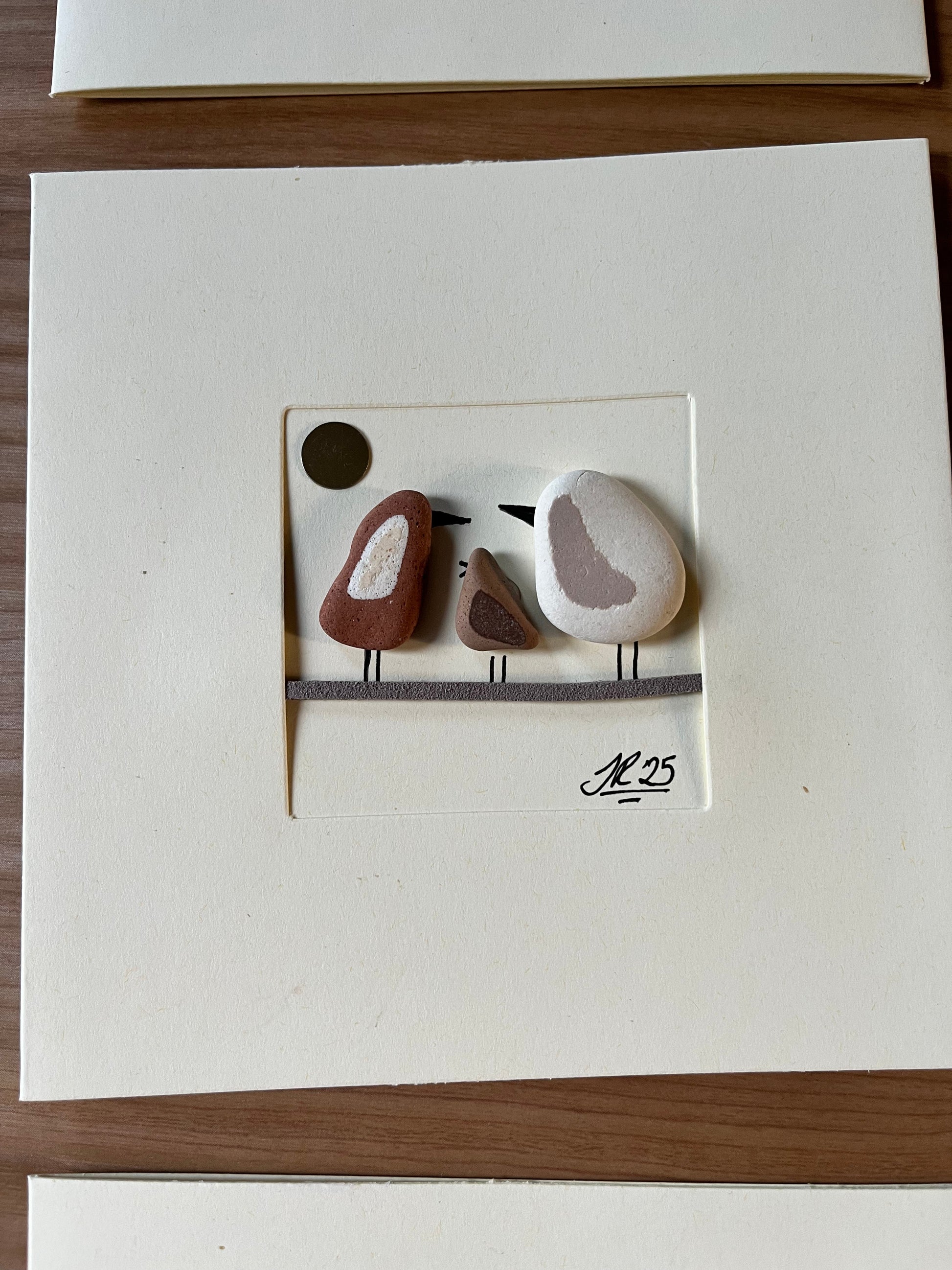 Little Bird Family Blank Card