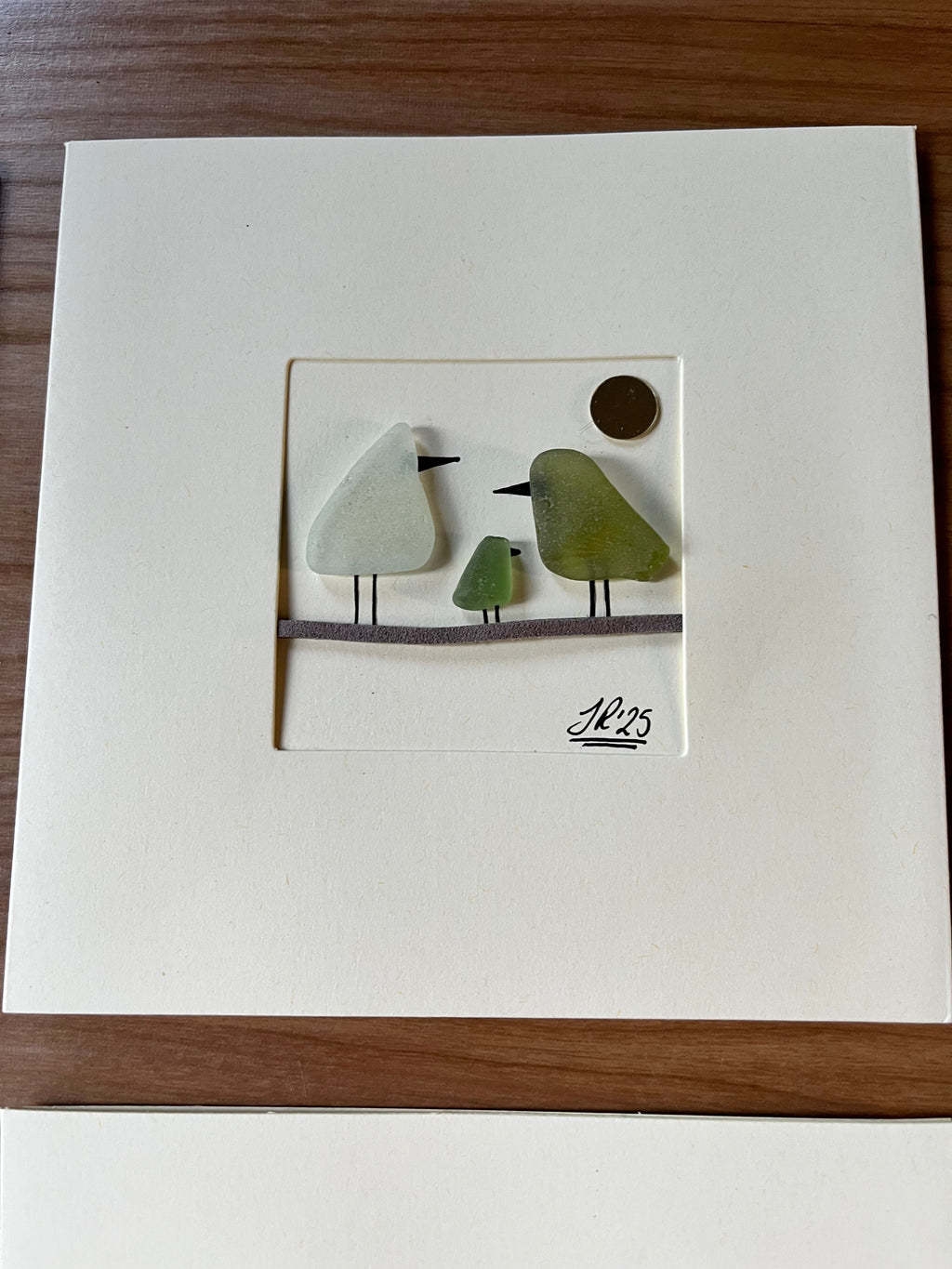 Little Bird Family Blank Card