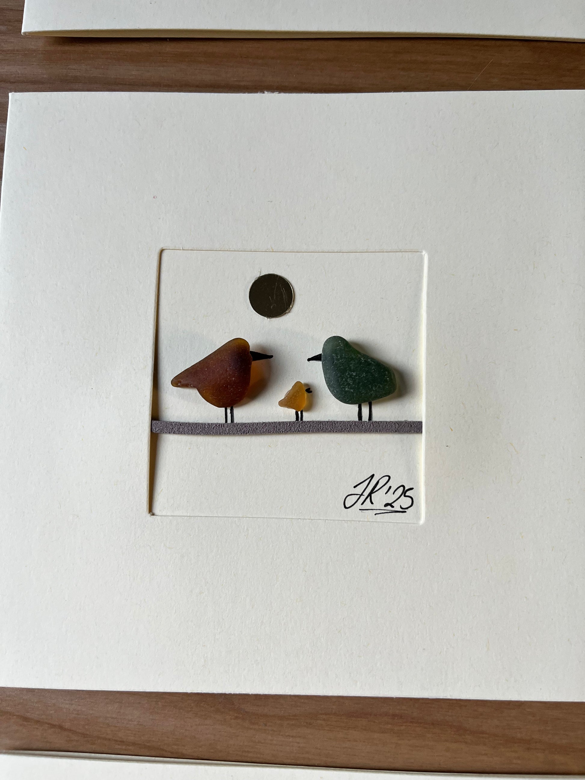 Little Bird Family Blank Card