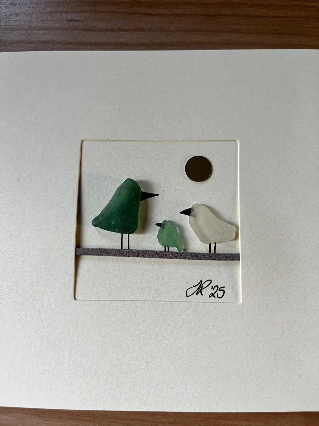 Little Bird Family Blank Card