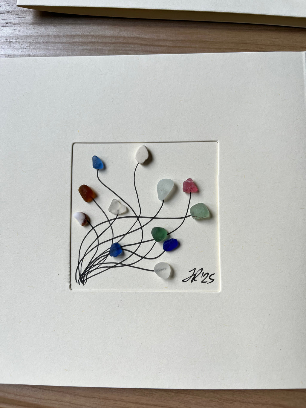 Abstract Colours Blank Card