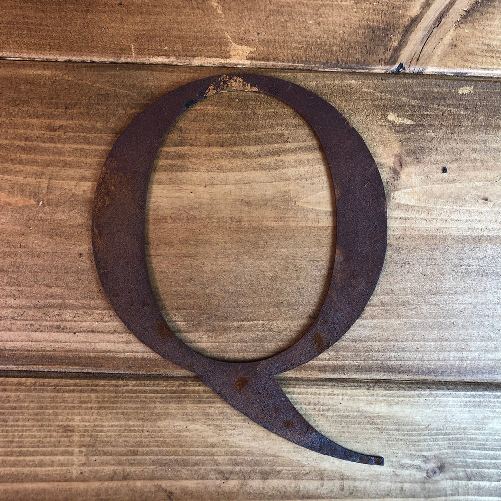 Rustic Metal Letters and Numbers 5 inch and 12 inch for Home and Garden Decor