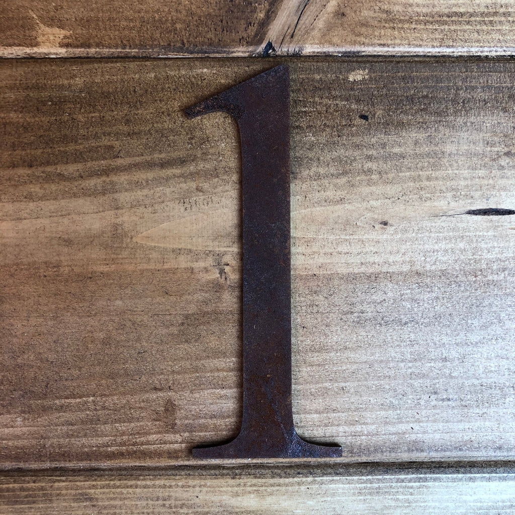 Rustic Metal Letters and Numbers 5 inch and 12 inch for Home and Garden Decor
