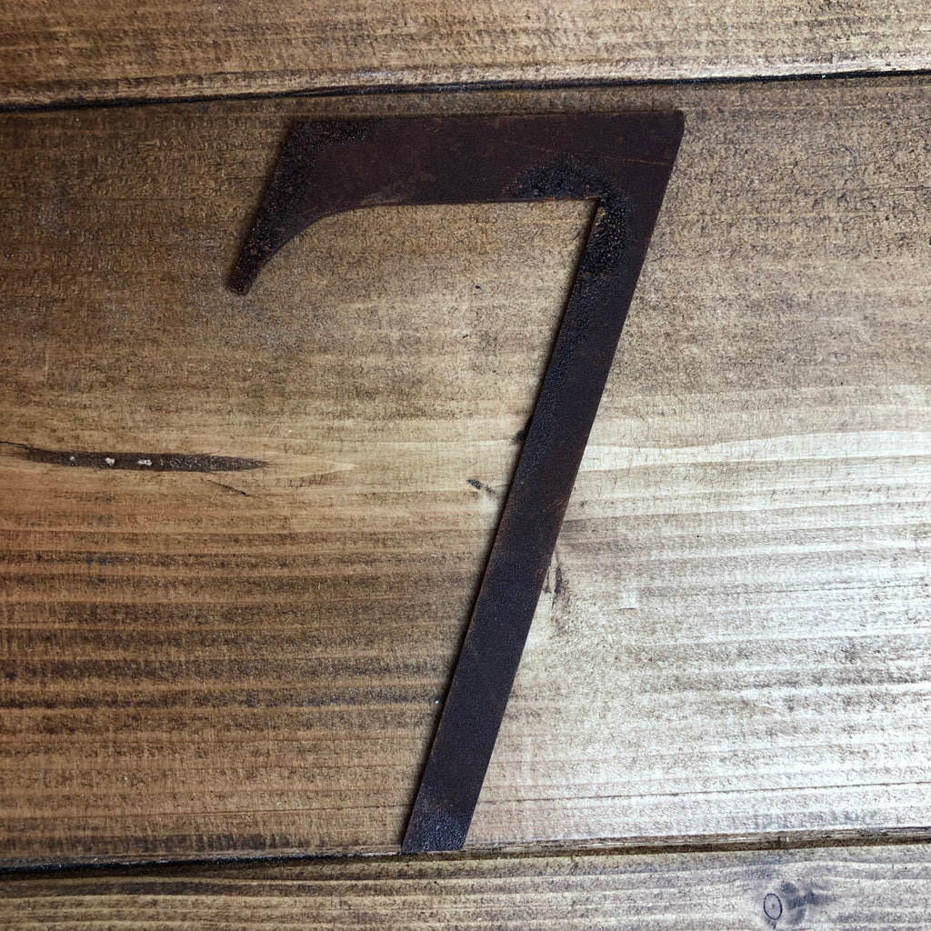 Rustic Metal Letters and Numbers 5 inch and 12 inch for Home and Garden Decor